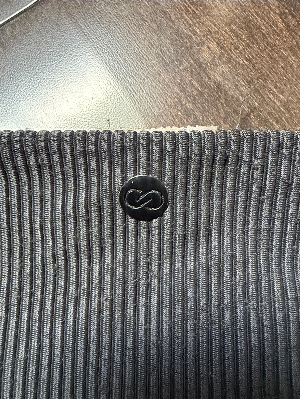 Calia Ladies Ribbed Black Bikini - Picture 3 of 5